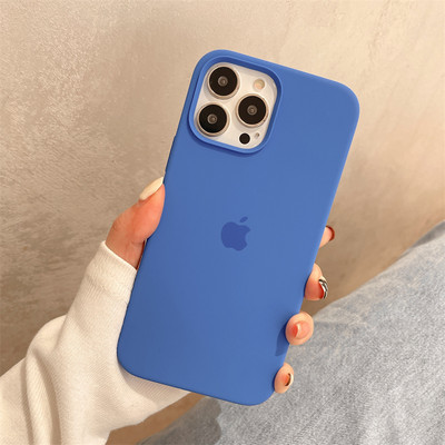 Silikoonist ühevärviline ümbris iPhone`ile