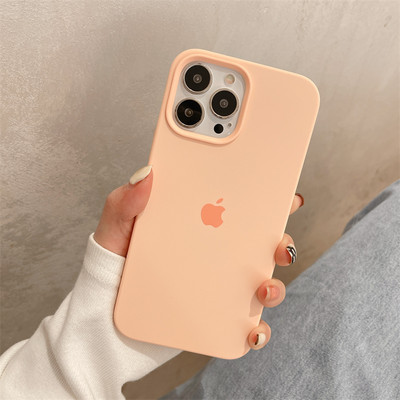 Silikoonist ühevärviline ümbris iPhone`ile