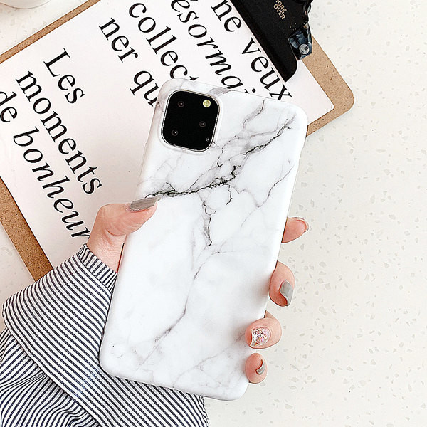 Márvány hatású iPhone mobiltelefon tok