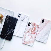 Marmorist efektiga silikooniga iPhone ümbris