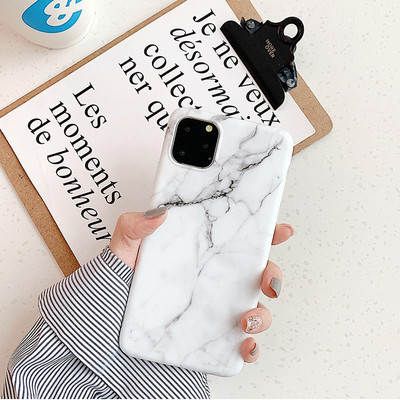 Marmorist efektiga silikooniga iPhone ümbris