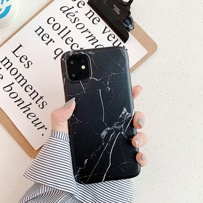 Marmorist efektiga silikooniga iPhone ümbris