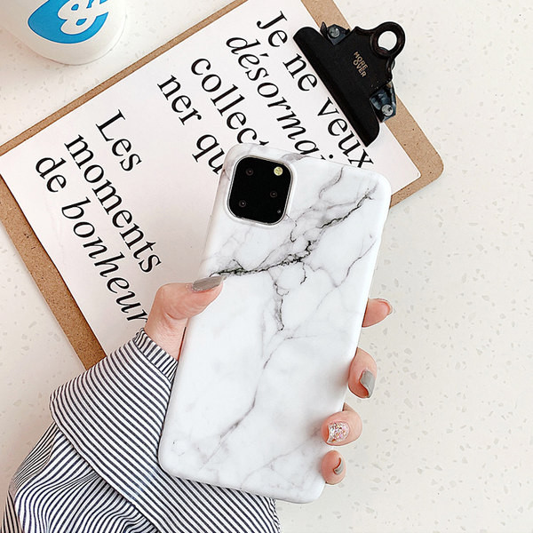 Husa iPhone cu efect de marmura-silicon