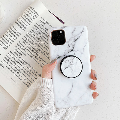Husa din silicon cu efect de marmura - potrivita pentru iPhone