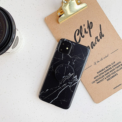 Husa din silicon cu efect de marmura - potrivita pentru iPhone