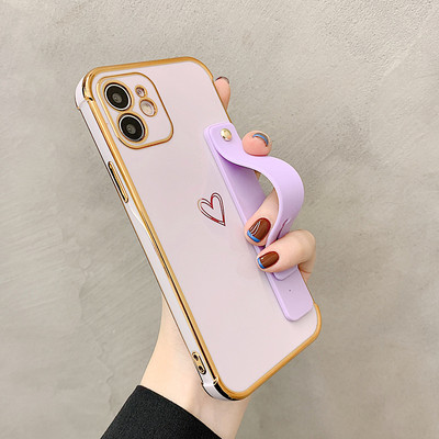 Silikoonist ümbris iPhone`ile südamerakendusega