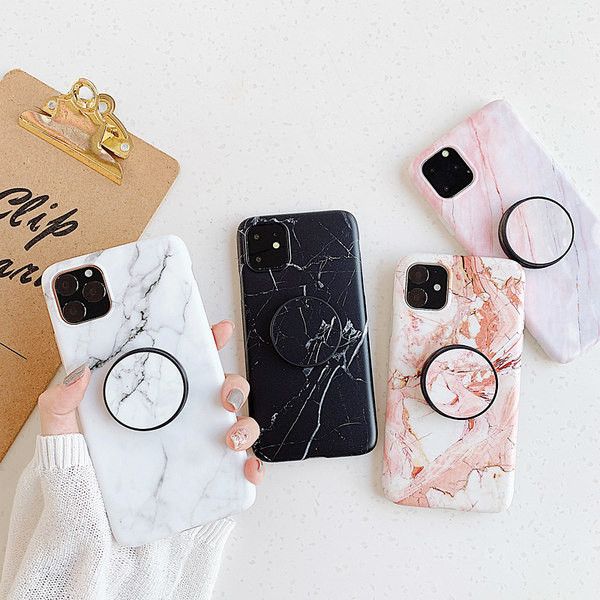 Marmorefektiga silikoonümbris iphone`ile