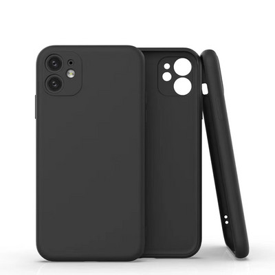 Ühevärviline silikoonist ümbris iPhone`ile