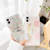 Husa din silicon colorata cu inscriptie pentru iPhone