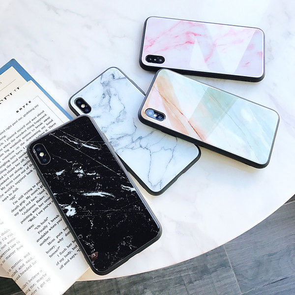 Θήκη σιλικόνης με μαρμάρινο εφέ για iphone