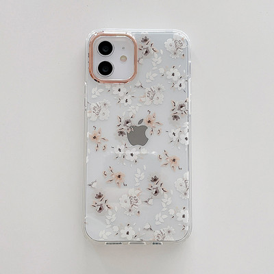 Lillemotiiviga silikoonümbris iPhone`ile