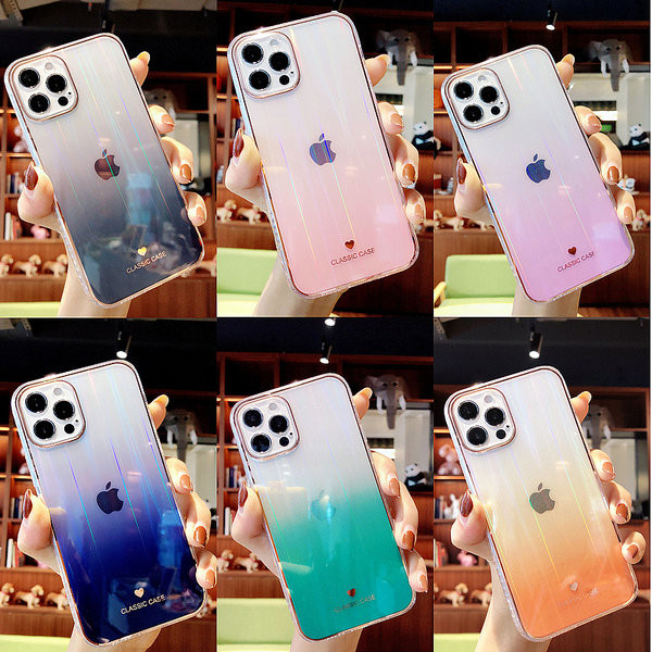 Silikoonist ümbris iPhone`ile sillerdavates värvides