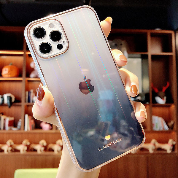 Silikoonist ümbris iPhone`ile sillerdavates värvides