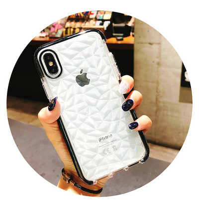 Caurspīdīgs silikona maciņš priekš iPhone