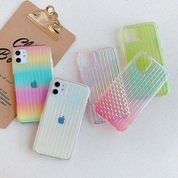 Θήκη σιλικόνης για iPhone με λαμπερό εφέ