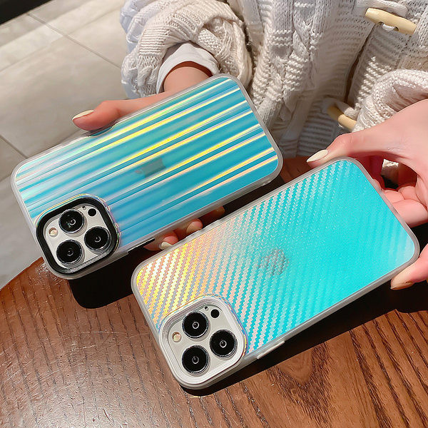 Silikona maciņš ar spīdīgu efektu priekš iphone