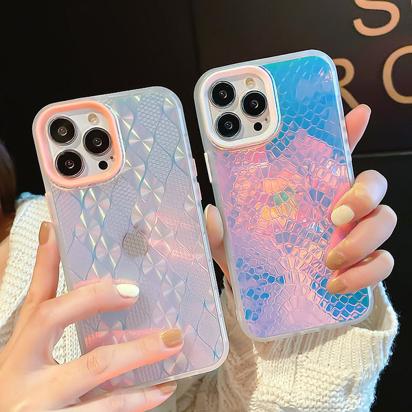 Silikona maciņš ar spīdīgu efektu priekš iphone