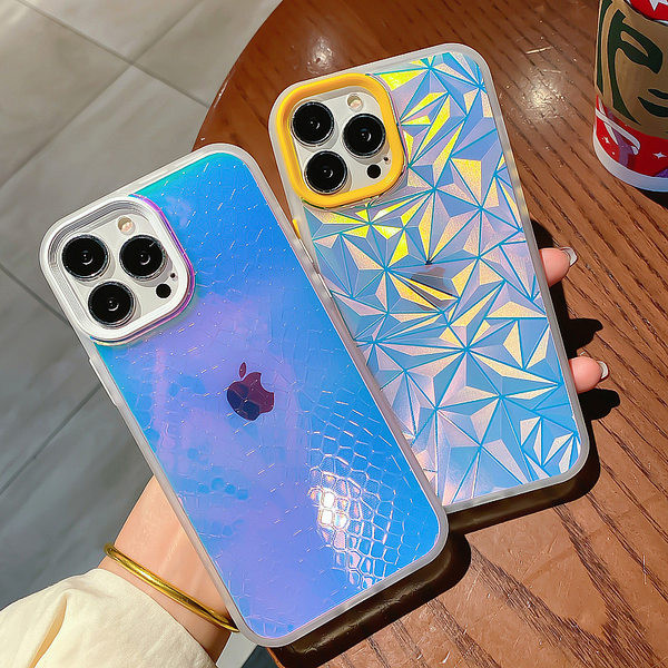 Silikona maciņš ar spīdīgu efektu priekš iphone