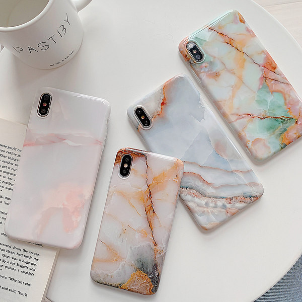 Marmora efekta maciņš priekš iPhone