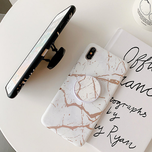 Θήκη σιλικόνης για iPhone με μαρμάρινο εφέ
