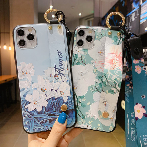 Maska za iPhone sa cvjetićima i natpisom