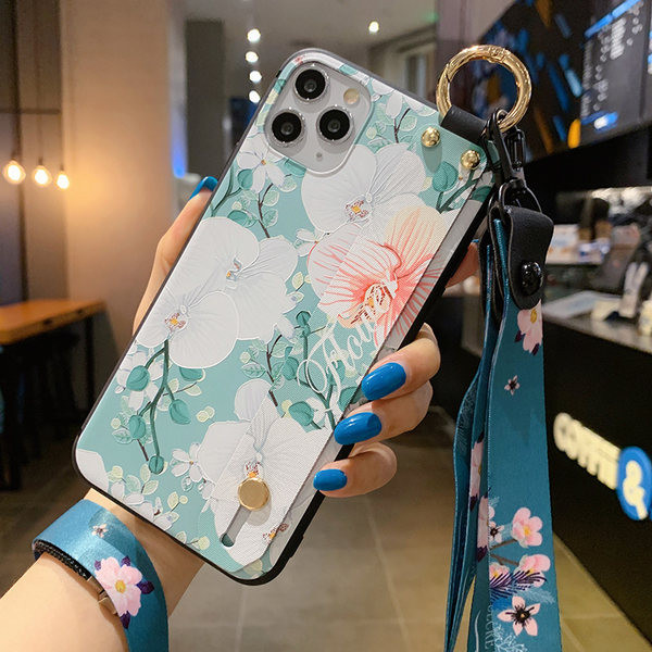 Maska za iPhone sa cvjetićima i natpisom