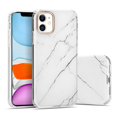Marmorefektiga ümbris iPhone-silikooni jaoks