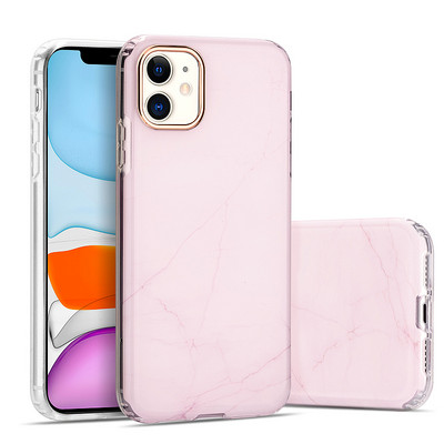 Marmorefektiga ümbris iPhone-silikooni jaoks