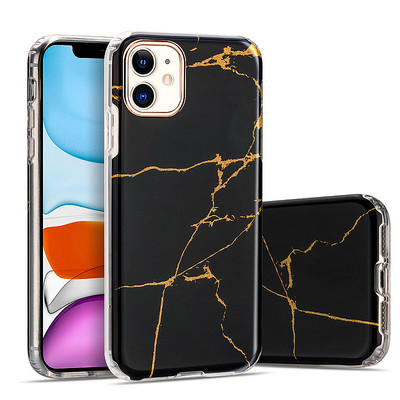 Marmorefektiga ümbris iPhone-silikooni jaoks