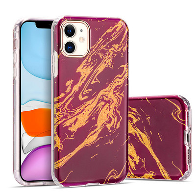 Marmorefektiga ümbris iPhone-silikooni jaoks