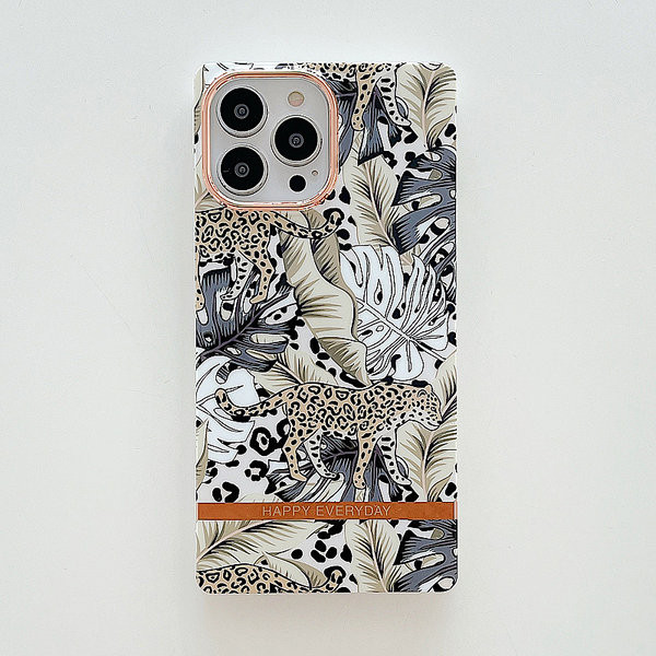 Husa din silicon pentru iPhone cu imprimeu color