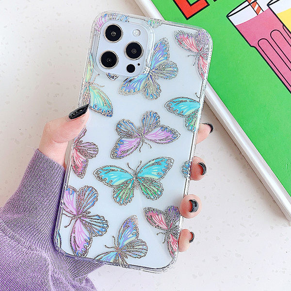 Lillemotiividega silikoonümbris iPhone`ile