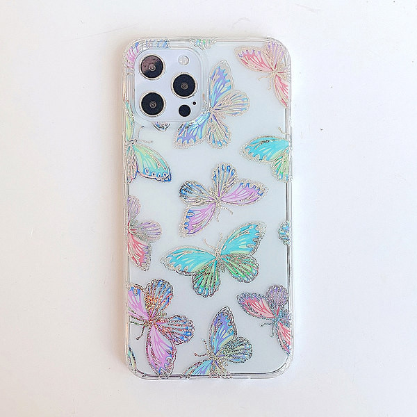 Lillemotiividega silikoonümbris iPhone`ile