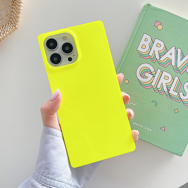 Husa din silicon pentru iPhone in culori neon