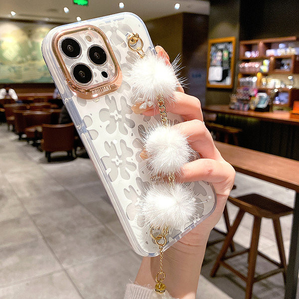 Modern szilikon tok fém lánccal és eco pehellyel