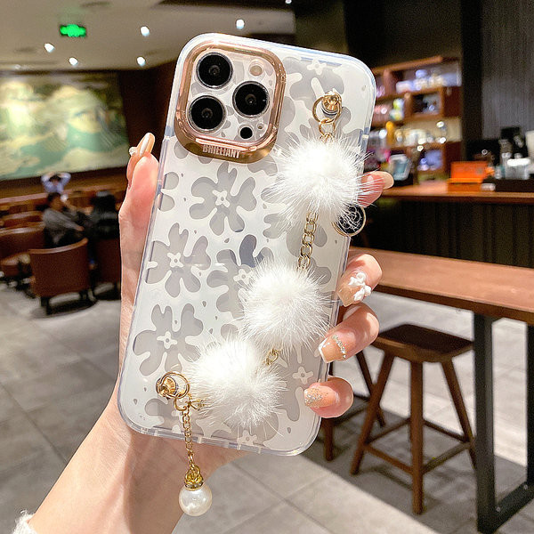 Modern szilikon tok fém lánccal és eco pehellyel