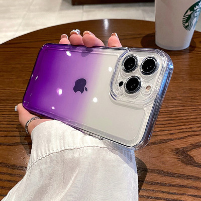 Silikoonist ümbris sillerdavates värvides iPhone`ile