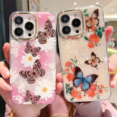 Silikoonist ümbris liblikatega iPhone`ile
