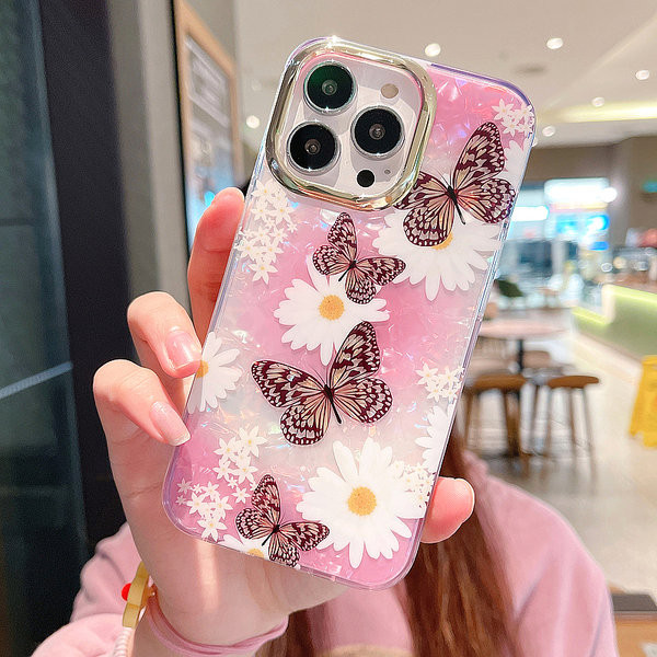 Θήκη σιλικόνης για iPhone με πεταλούδες