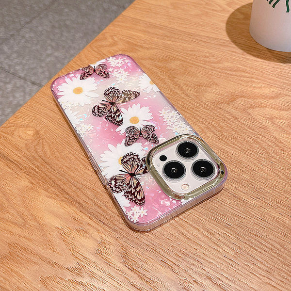 Θήκη σιλικόνης για iPhone με πεταλούδες