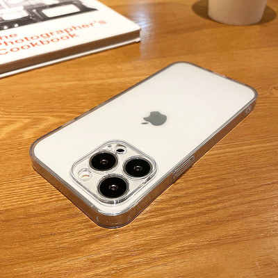 Tavaline silikoonist läbipaistev ümbris iPhone`ile