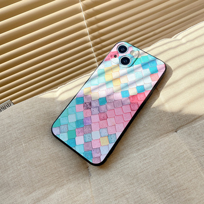 Husa moderna din silicon in doua culori pentru iPhone