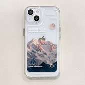 Kukkumiskindel värvitrükiga silikoonümbris iPhone`ile