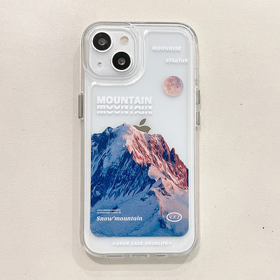 Kukkumiskindel värvitrükiga silikoonümbris iPhone`ile