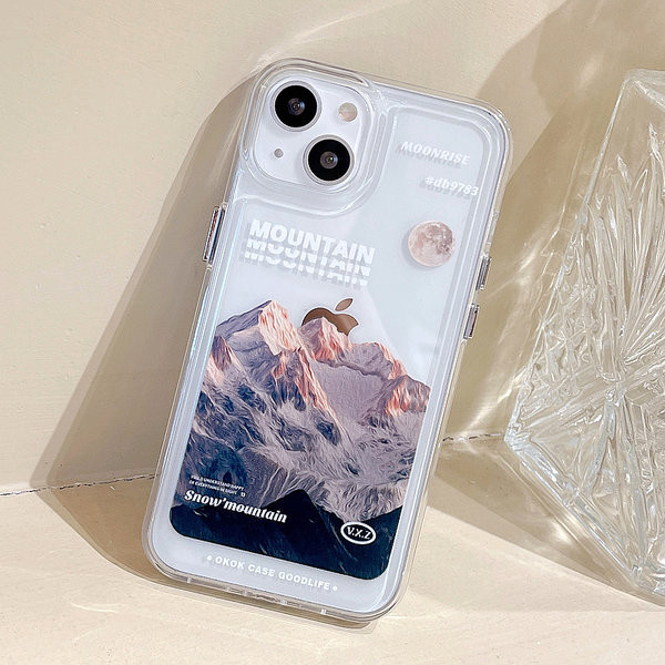 Husă din silicon rezistentă la cădere cu imprimeu color pentru iPhone