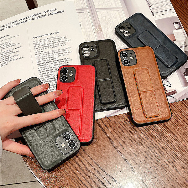 Νέο μοντέλο δερμάτινη θήκη με βάση για iPhone