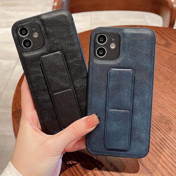 Νέο μοντέλο δερμάτινη θήκη με βάση για iPhone