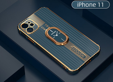 Θήκη σιλικόνης για Iphone με αναλογικό ρολόι στο πίσω μέρος