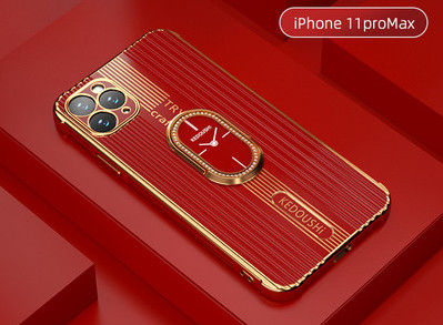 Θήκη σιλικόνης για Iphone με αναλογικό ρολόι στο πίσω μέρος