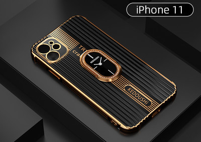 Θήκη σιλικόνης για Iphone με αναλογικό ρολόι στο πίσω μέρος